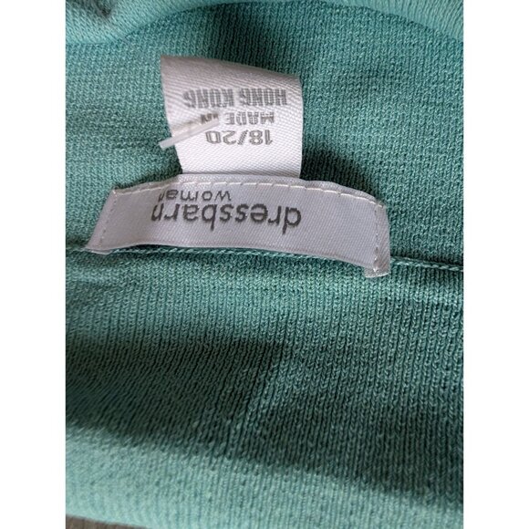 Dressbarn Womens Sleeveless Mint Green Knit Top With Mock Neck Size 2X NWT - Picture 5 of 7